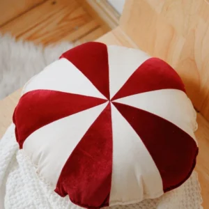 Coussin - Red Candy - Velours et coton
