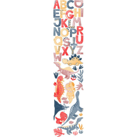 Stickier mural - Dino Alphabet XXL.